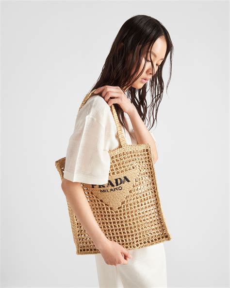 prada bag rafia|soft fun raffia tote bags.